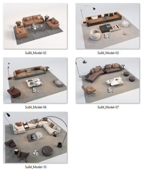 Thư viện Sofa Sketchup 3