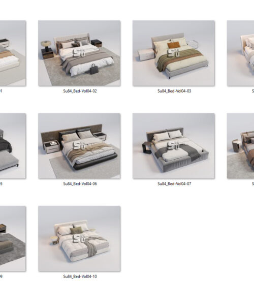 Thư viện giường Sketchup 3