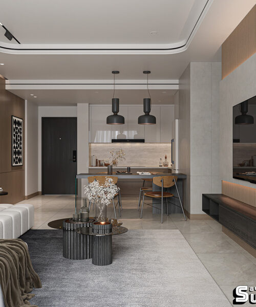 Phòng khách Sketchup 8