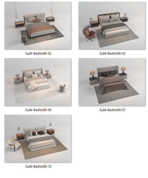 Thư viện giường Sketchup 6