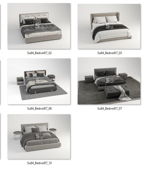 Thư viện giường Sketchup 7
