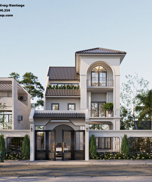 Nhà phố Sketchup 5