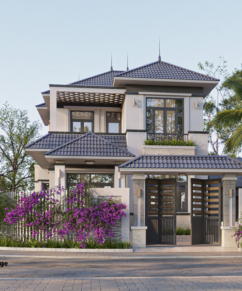 Nhà phố Sketchup 2