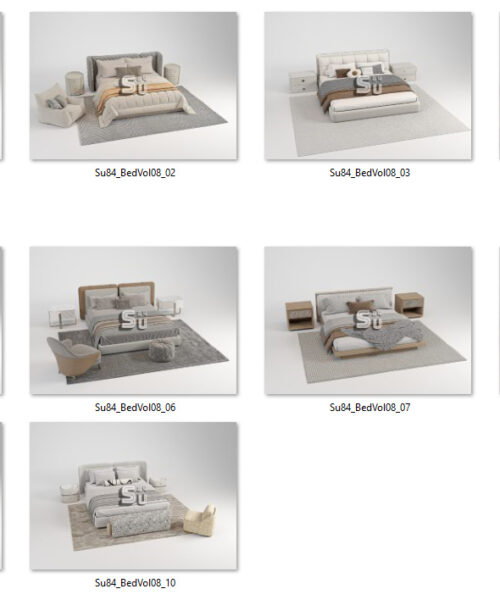 Thư viện giường Sketchup 8