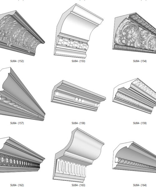 Bộ thư viện 280 phào chỉ profile builder